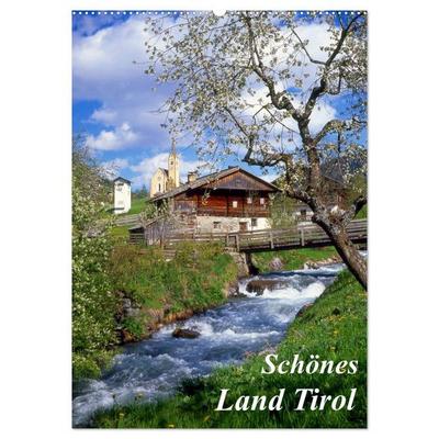 Schönes Land Tirol (Wandkalender 2026 DIN A2 hoch), CALVENDO Monatskalender