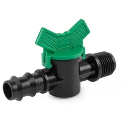 Absperrhahn Kugelhahn AG 1/2" 20mm für PE Rohr Steckverbinder Gartenbewässerung Absperrventil Durchflussregler BRADAS DSWZ09-1220L