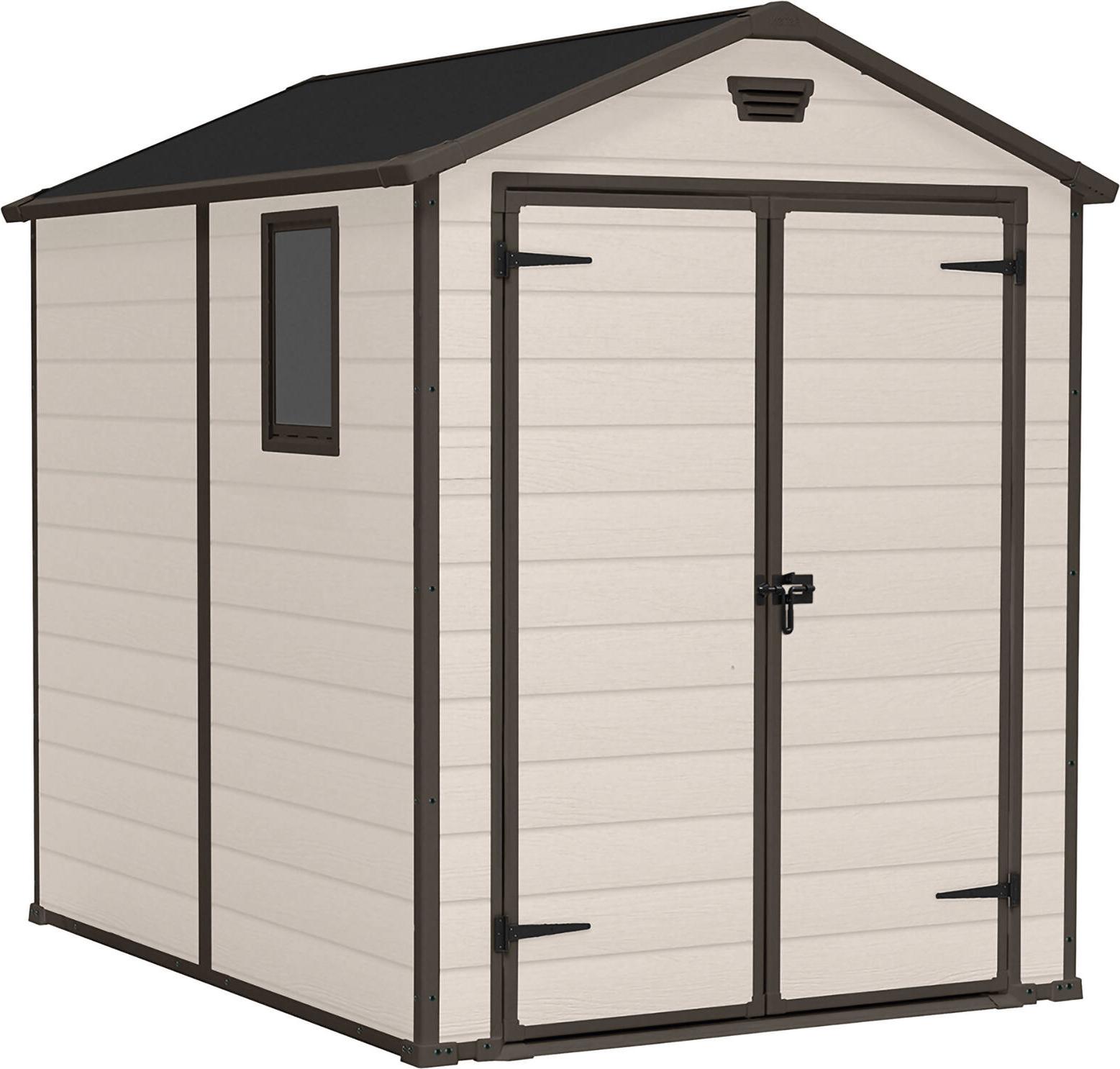 Gartenhaus Keter MANOR 6 x 8 DD beige, mit Boden