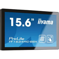 iiyama ProLite TF1634MC-B8X Computerbildschirm 39,6 cm (15.6") 1920 x 1080 Pixel Full HD LED Touchscreen Multi-Nutzer Schwarz