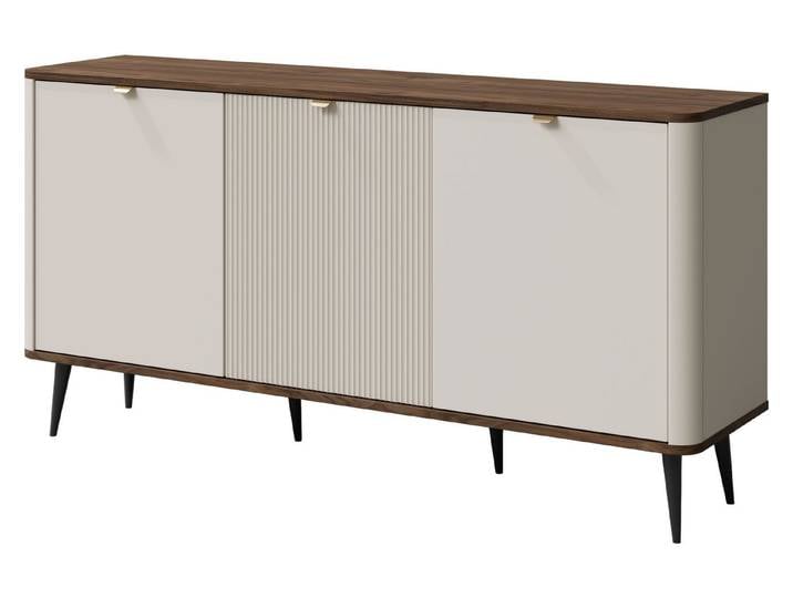 MIRJAN24 Kommode Marly 3D RE08 (mit drei Drehtüren), 160x40x82 cm