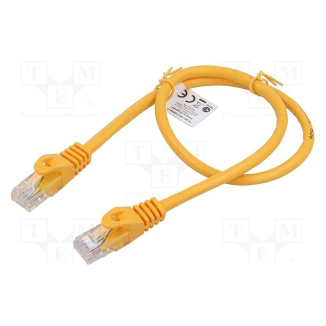 Lanberg patchcord cat.6 0.5m orange (UTP, CAT6, 0.50 m) (PCU6-10CC-0050-O)