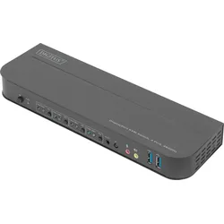 DIGITUS DS-12890 - KVM-Switch, 4-Port, DisplayPort, HDMI