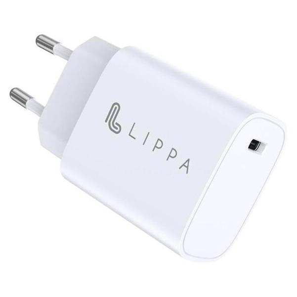 Lippa 20W USB-C PD Wall Charger - White (20 W) (LPWC5004)