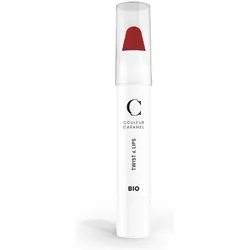 Couleur Caramel, Lippenstift + Lipgloss, Twist & Lips (RE) No 407 (Rot, Rot/Kupfer)