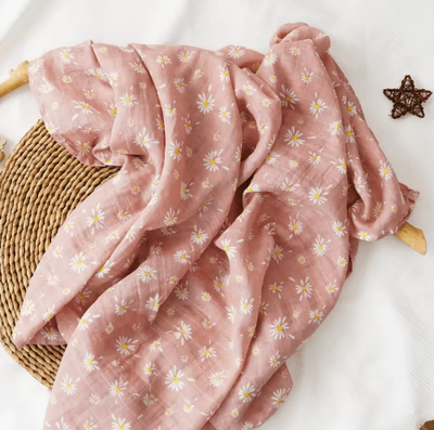 Inspire Essentials Premium Cotton Muslin Swaddle Blanket 120 X 110 Cm Soft Newborn Baby Wrap 10