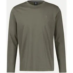 Basic Langarmshirt Grün XXXL