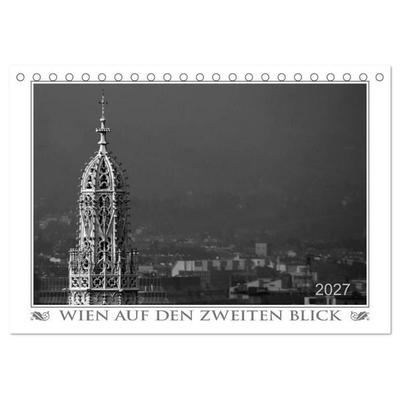 Wien auf den zweiten Blick (Tischkalender 2027 DIN A5 quer), CALVENDO Monatskalender