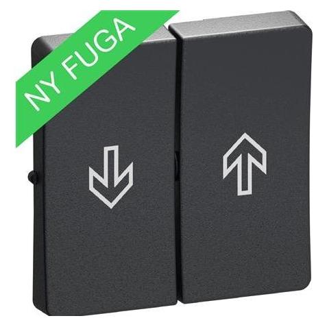 LK FUGA halvtangent med pil, koksgrå (540D8004)