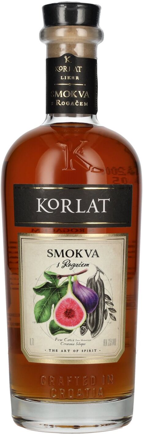 Korlat by Badel 1862 Korlat SMOKVA s Rogačem Feigenliklör 25% Vol. 0,7l