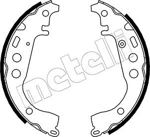 Metelli Bremsbackensatz 530431 Für Great Wall Geely Toyota