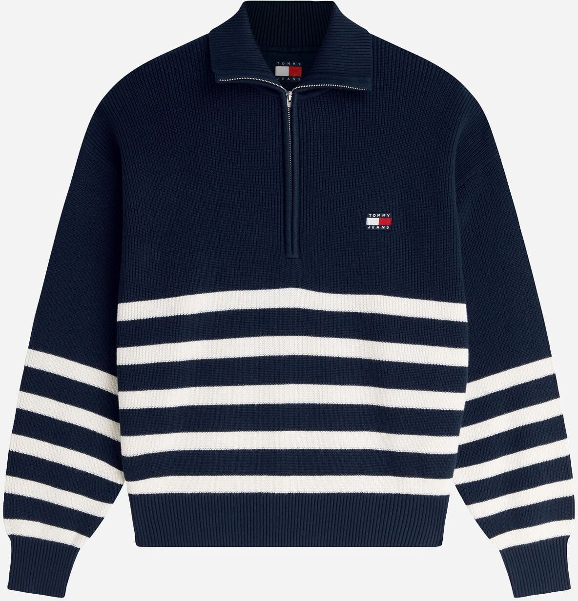 Tommy Hilfiger Stripe W - Maglione - Donna - Blu S