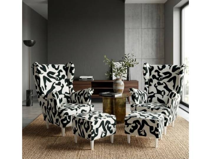 Family Meble Ohrensessel Ari Design mit Hockern – Variante Ari Design Malewi 2