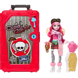 Monster High Skulltimate Secrets Hütten-Gruselurlaub Spielset, Cupid Asteria-Puppe und Zubehör