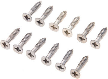 Harley Benton Parts Pickguard Screws Chrome
