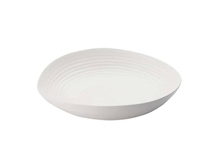 Portmeirion Home & Gifts CPW76515-X Statement Schüssel, Porzellan, Weiß, 39 x 39 x 8,4 cm