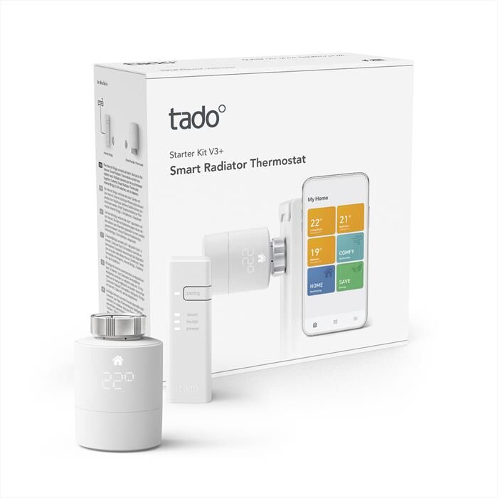 TADO Testa Termostatica Intelligente V3+ Kit Di Base-white