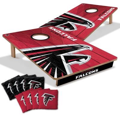 Skip's Garage Atlanta Falcons NFL Tailgate Cornhole Board Set