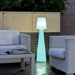 New Garden Lola 110 Stehlampe Akku USB Fernbedienung kaltweißes und farbiges Licht