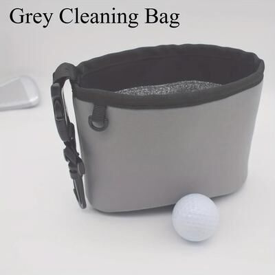 Uplift Essentials Wear Resistant Golf Club & Ball Cleaning Bag grey