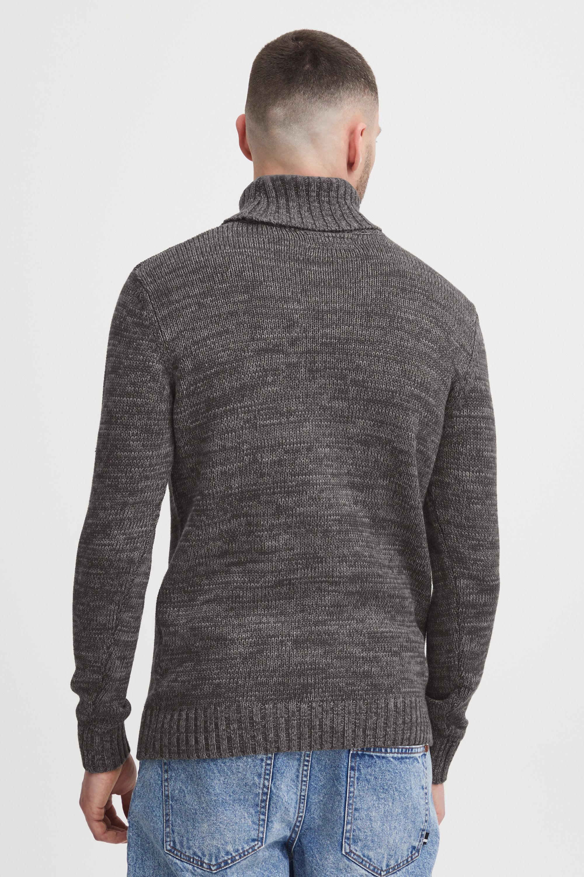 !solid Rollkragenpullover SOLID "Rollkragenpullover SDPhilaremo", Herren, Gr. M, grau (dunkelgrau), Obermaterial: 100% Baumwolle CO., Pullover Rollkragenpullover