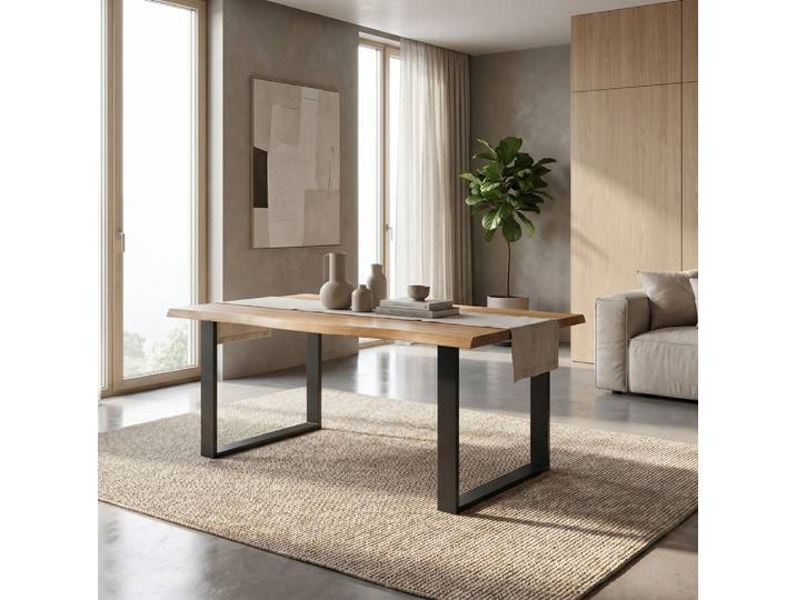 Acad-Tisch aus Massivholz 140x100 cm Danzz