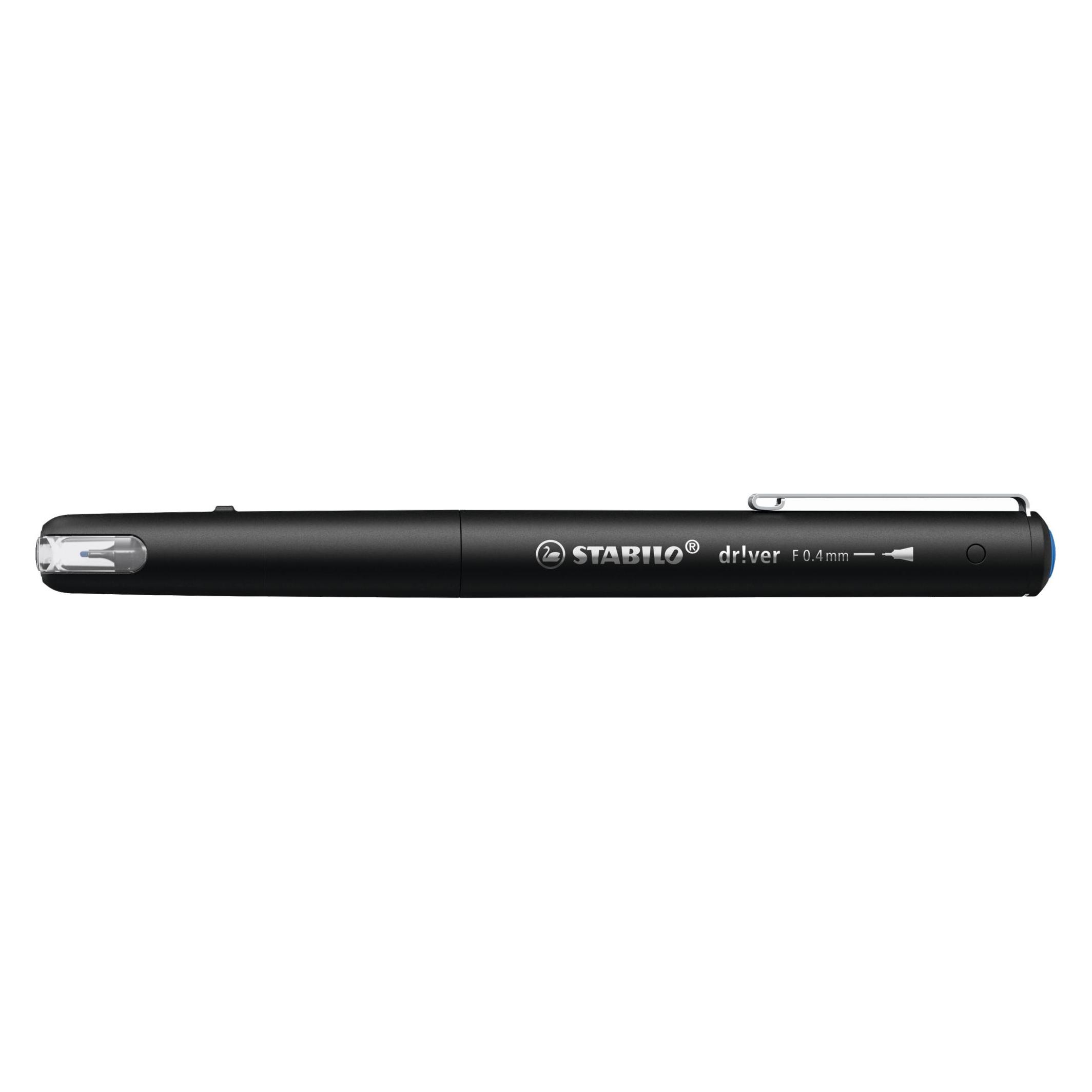 Stabilo Fineliner Driver fine 0.4 mm, Blau, 5 Stück (5x) (108941001)