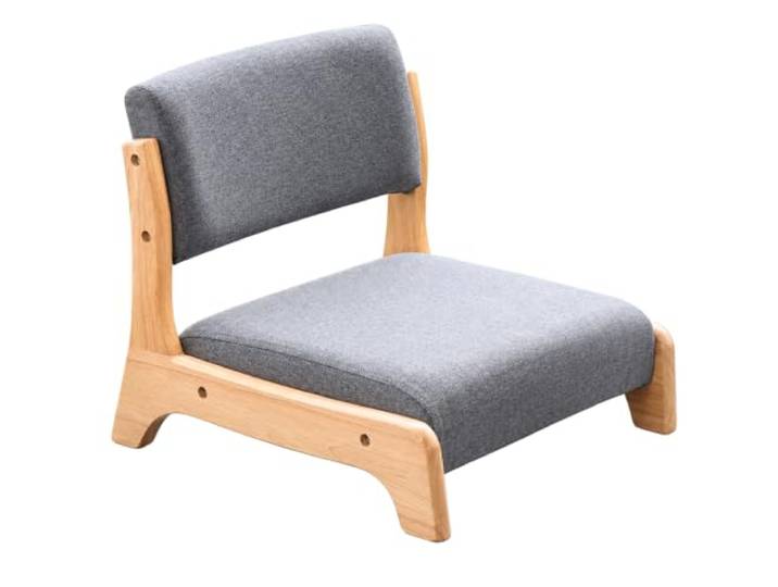 Chaoyilian Japanischer Tatami-Stuhl,Tatami-Stuhl Aus Holz Mit RüCkenlehne Leicht Zu Reinigen,Stabile Konstruktion,FüR Alle, Die Eine Kombination Aus Stil Und StabilitäT Suchen
