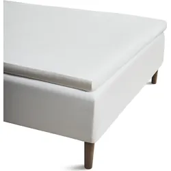Percale Bettlaken 90 x 210 cm weiß