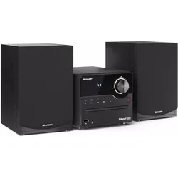 Sharp XL-B512 (Bluetooth, CD Player, 2x 22 W), Stereoanlage, Schwarz