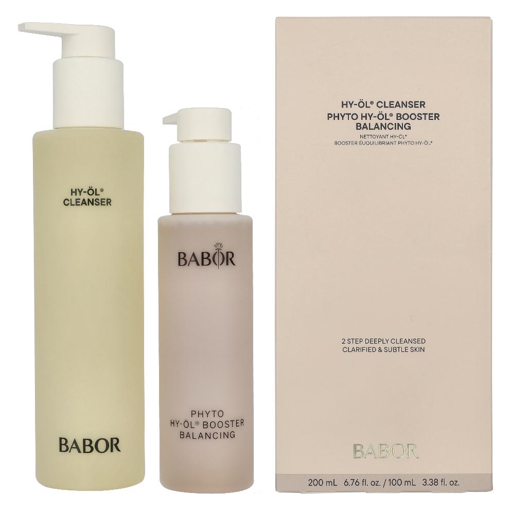 Babor CLEANSING HY-ÖL Cleanser & Phyto HY-ÖL Booster Balancing Set (Gesichtspflege Set) (403475)