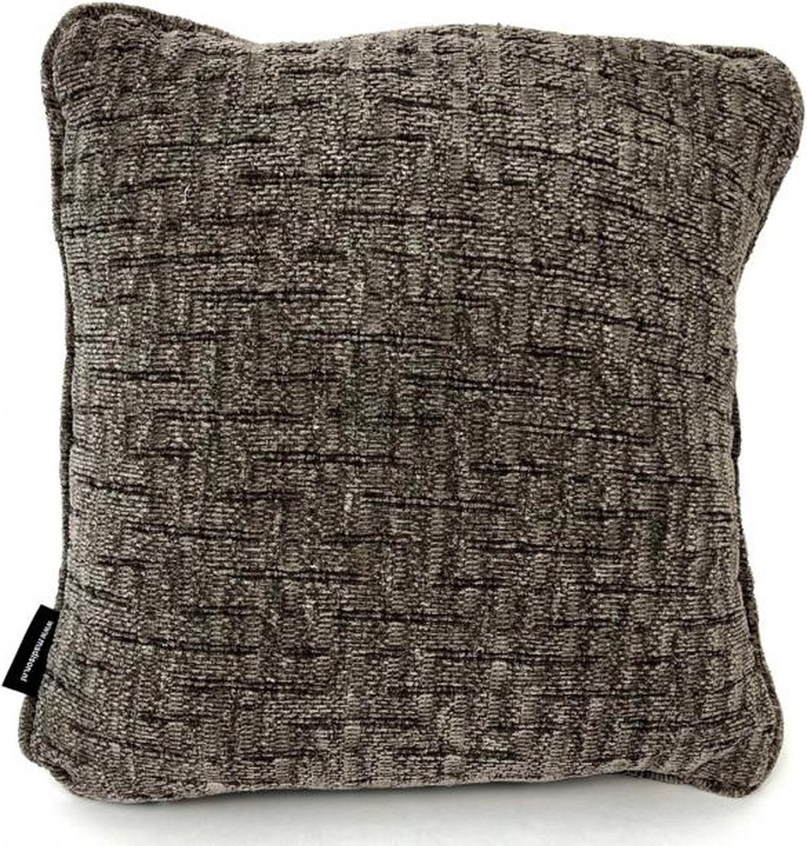 Madison sierkussen Home rib grijs 50 x 50 cm