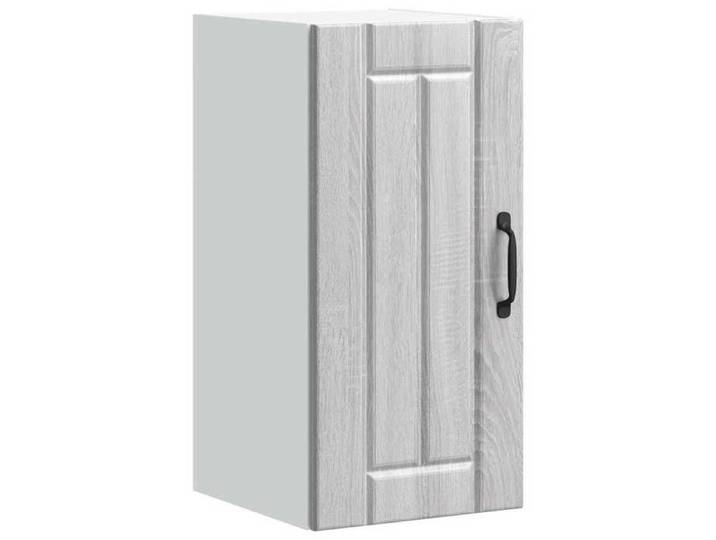 HSF®Armoire Haute - optimisation'espace - Armoire murale de cuisine Lucca sonoma gris - bois ingénierie qso486699
