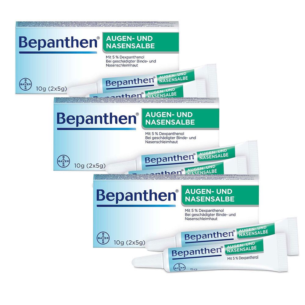 Bepanthen Augen- und Nasensalbe 3x2x5 g