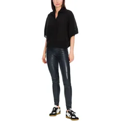 Leggings aus Kunstleder Schwarz 34