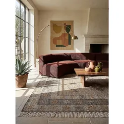 Flachgewebe-Teppich Stern Natur 200 x 290 cm - BERMEO   Kadima Design