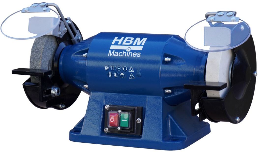 HBM 150 mm Profi-Doppelschleifmaschine
