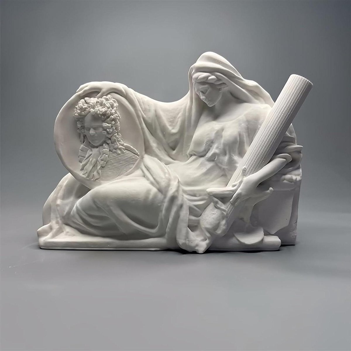 Griekse Beelden Replica Romeinse Godinnen Sculptuur Artistieke Decoratie Wit