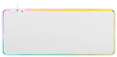Deltaco WMP90 Gaming Mauspad RGB m. 13 LED-Modi weiß