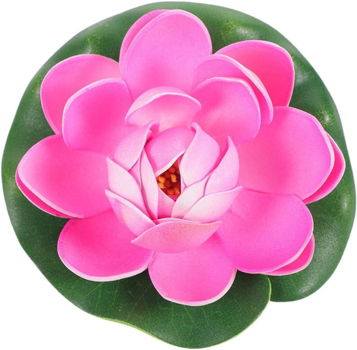 Kunstmatige Lotusbloem - Drijvende Roze Vijver Decoratie - 10 cm