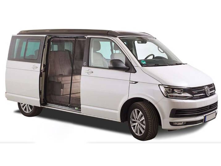 Moskitonetz Van Quito Magnet Seite Fein VW T5/T6/T6.1 , schwarz, Schädlingsschutznetze, Moskitonetz