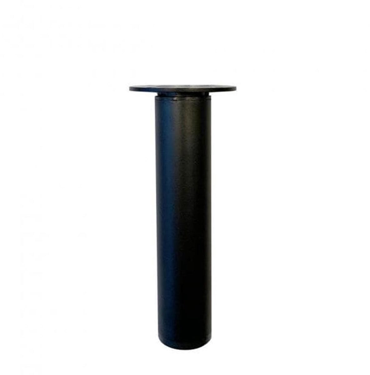 FLE Stalen verstelbare meubelpoot zwart rond ø 3 cm, Hoogte: 14,5 cm