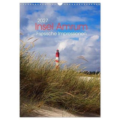 Insel Amrum - Friesische Impressionen (Wandkalender 2027 DIN A3 hoch), CALVENDO Monatskalender