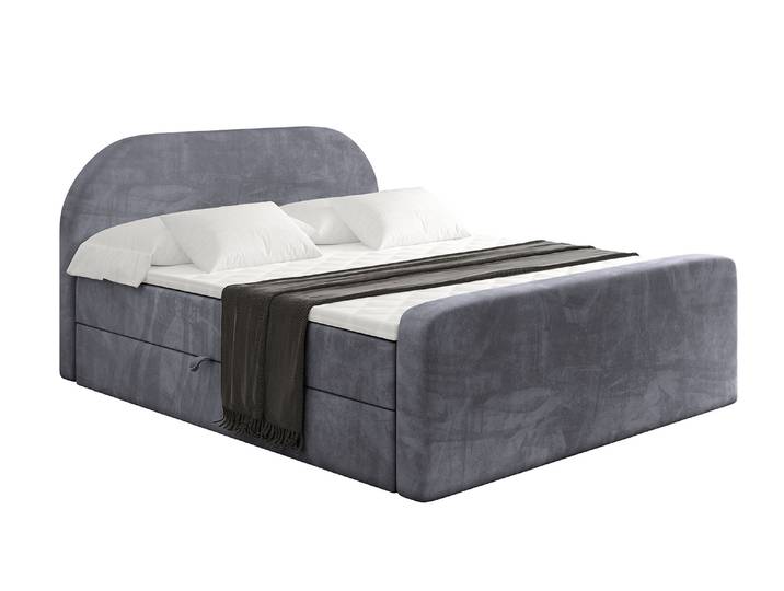 Boxbett NOX-Z 140x200 cm Dunkelgrau - Casablanca 2315