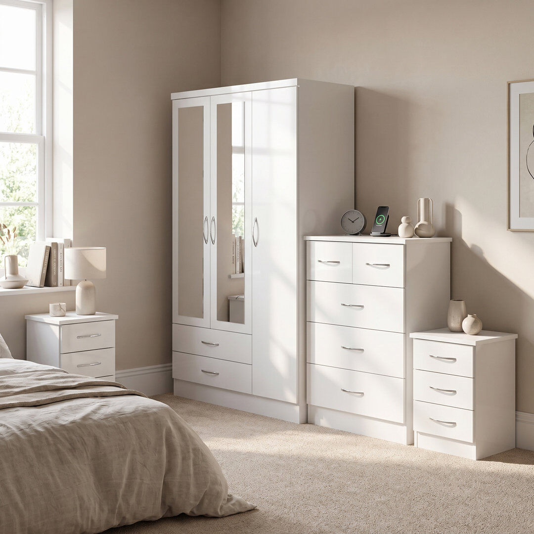 Zipcode Design Cascio 4 Piece Bedroom Set White