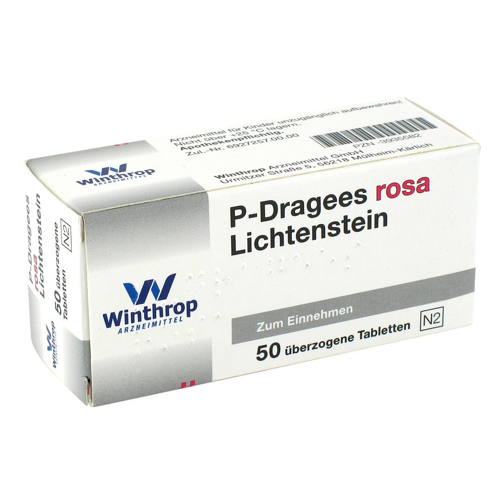 Zentiva Pharma GmbH P Dragees rosa 03935582