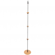 small foot Tellerschaukel mit Kletterseil - Black Line 295542