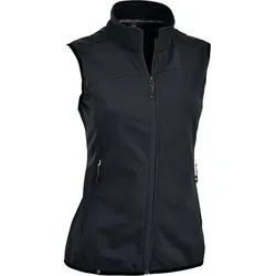 MAUL Damen Weste Piz PalUE II 10.0 - Softshell W, Größe 38 in Schwarz Schwarz