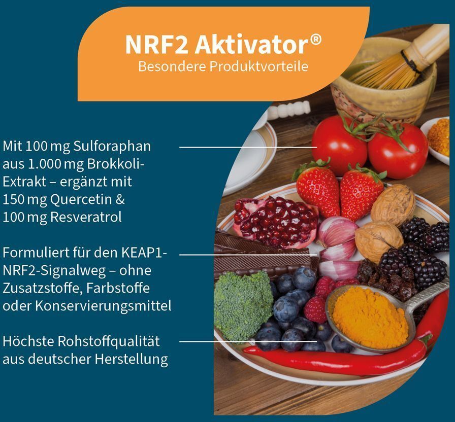 No Brand Nrf2 Aktivator Grüntee+Curcuma+Quercetin vegan Kps 2x 2x90 St Kapseln