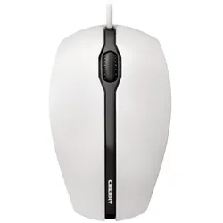 CHERRY GENTIX Kabelgebundene Maus, Weiß Grau, USB